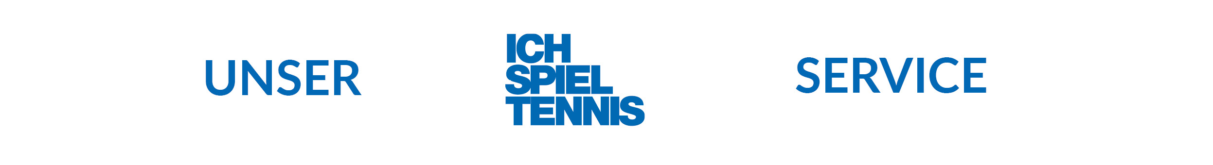 Dein ICH SPIEL TENNIS Service